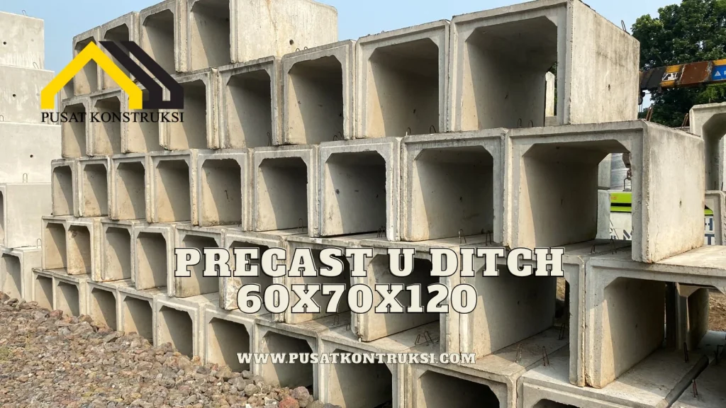 Precast U Ditch 60x70x120