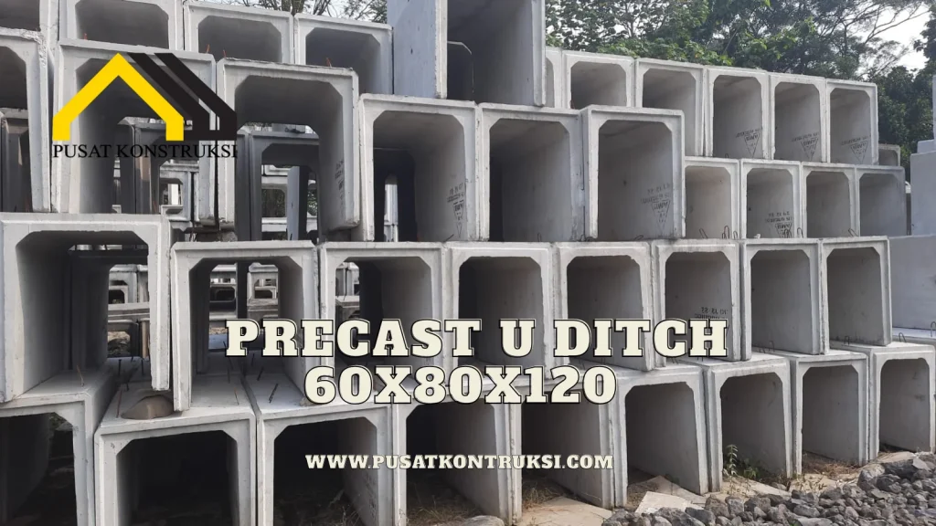 Precast U Ditch 60x80x120
